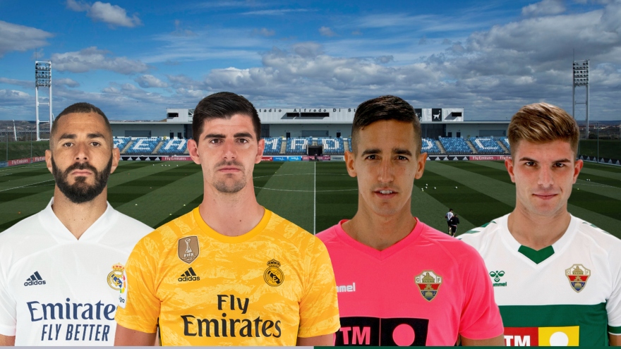 Dự đoán tỷ số, đội hình xuất phát trận Real Madrid - Elche